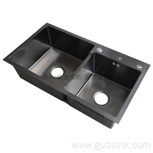 Countertop nano black no fading sus kitchen sinks